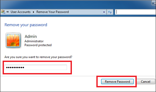 How to set Win 7 password for computer, laptop Picture 8