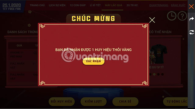 How to Shake Phong Bao Free Fire to get gifts Picture 3