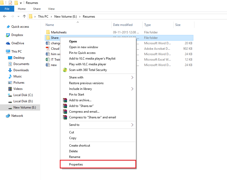 How to share a folder (folder) via LAN on Windows 10 Picture 1