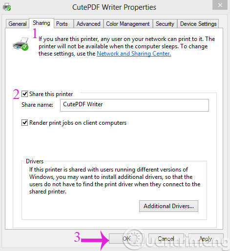 How to share a printer via LAN Picture 3