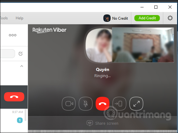 Picture 2 of How to share a video call screen on Viber