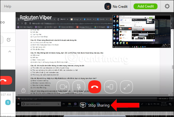 Picture 7 of How to share a video call screen on Viber