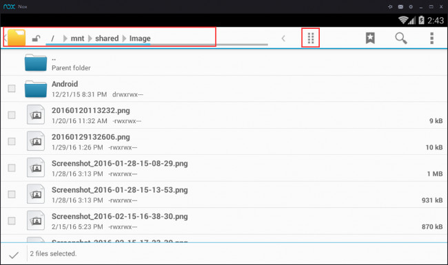 How to share and copy files between Nox App Player and computer Picture 7