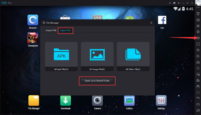 How to share and copy files between Nox App Player and computer Picture 9