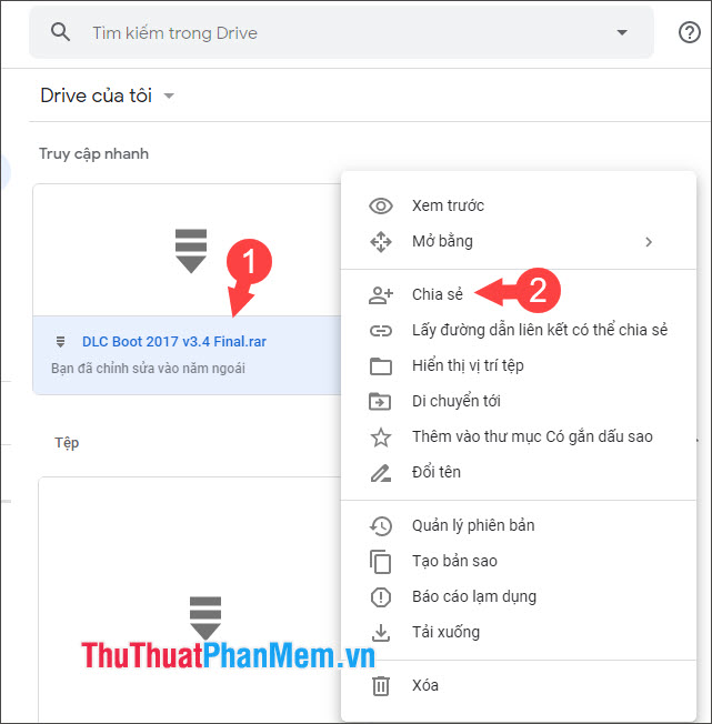 How to share and share files on Google Drive Picture 6