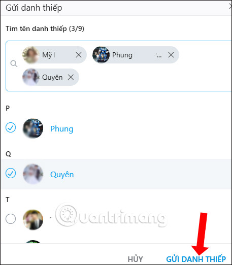 How to share contacts on Zalo Picture 8