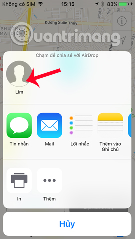 How to share data between 2 iOS devices with AirDrop Picture 11