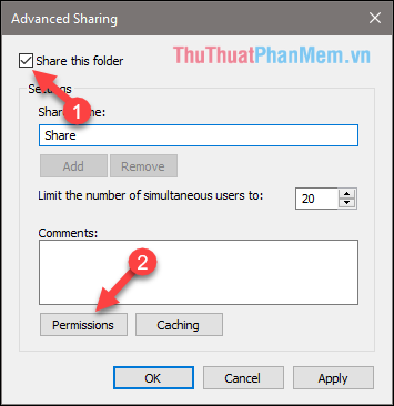 How to share data, drives, folders in Windows 10 Picture 4