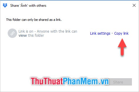 How to share files and folders in Dropbox Picture 14