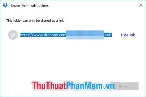 How to share files and folders in Dropbox Picture 15