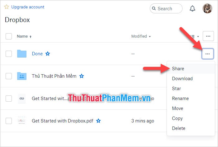 How to share files and folders in Dropbox Picture 8