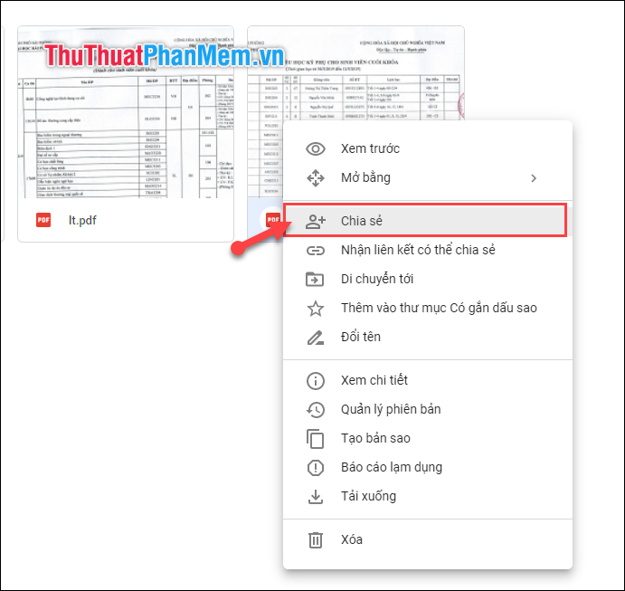 How to share files and folders on Google Drive Picture 2