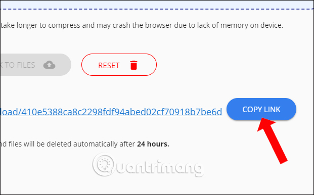 How to share files by self-destruct using Share Files Picture 3