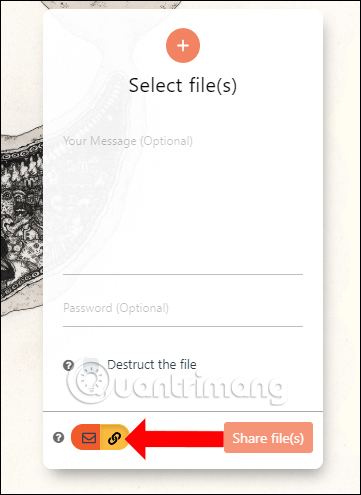 How to share files to self-destruct using SendGB Picture 8