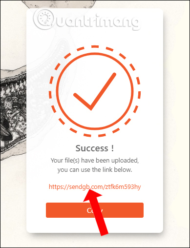 How to share files to self-destruct using SendGB Picture 9