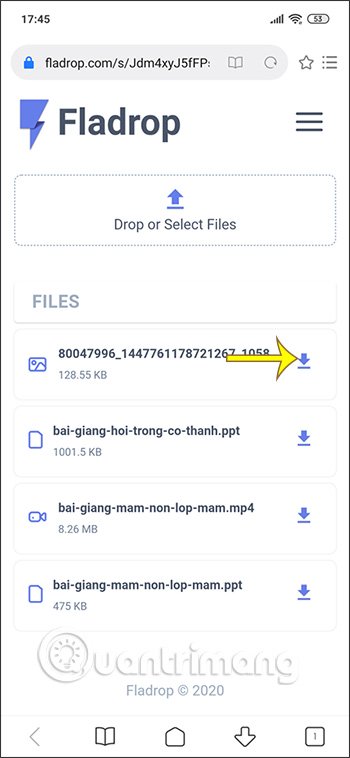 How to share files via QR codes on Fladrop Picture 4