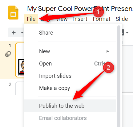 How to share Google Docs, Sheets or Slides files as web pages Picture 14