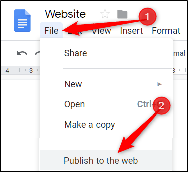 How to share Google Docs, Sheets or Slides files as web pages Picture 21