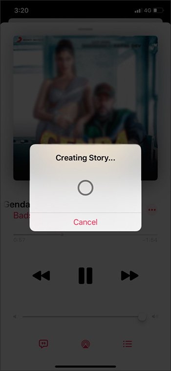 How to share music from Apple Music to Facebook, Instagram Picture 4