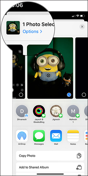 How to share original quality photos via AirDrop on iOS 13 Picture 2