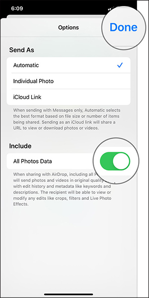 How to share original quality photos via AirDrop on iOS 13 Picture 3