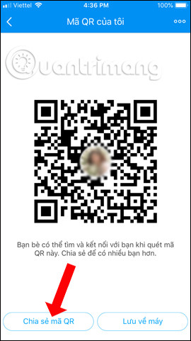 How to share personal QR codes on Zalo Picture 5