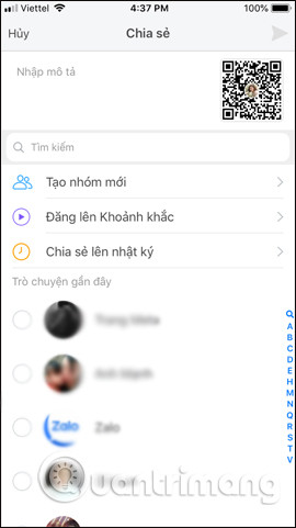 How to share personal QR codes on Zalo Picture 7