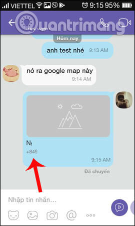 How to share phone numbers and locations on Viber Picture 15