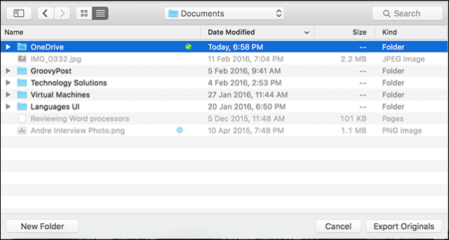 How to share photos from the OS X Photo application to OneDrive Picture 3