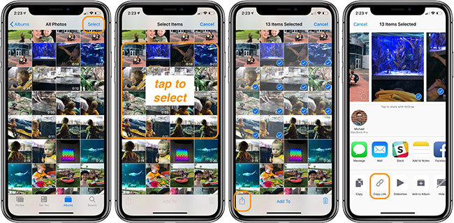 How to share photos with temporary iCloud links on iPhone and iPad Picture 1