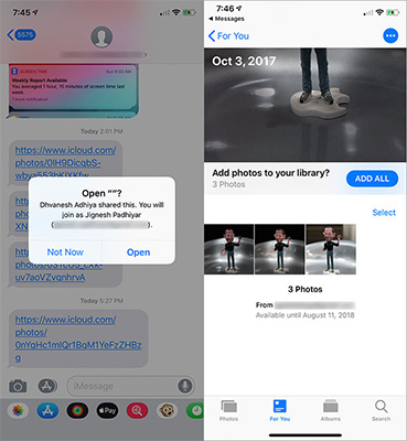 How to share photos with temporary iCloud links on iPhone and iPad Picture 4