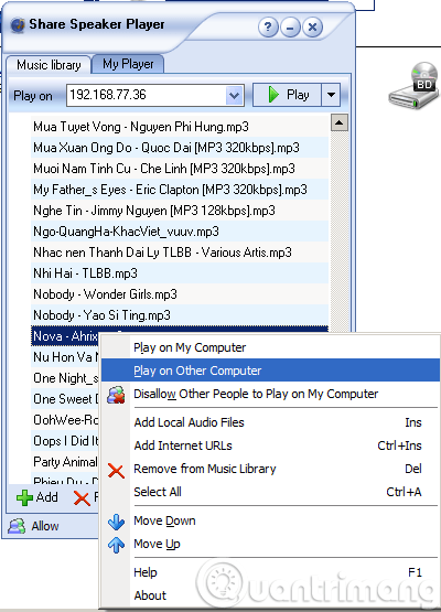 How to share speakers in LAN system? Picture 3
