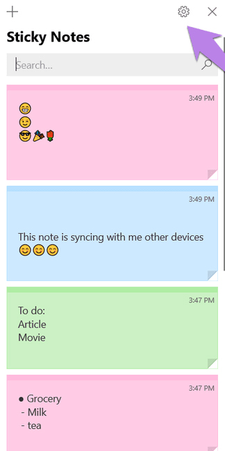 How to share Sticky Notes between computers Picture 4