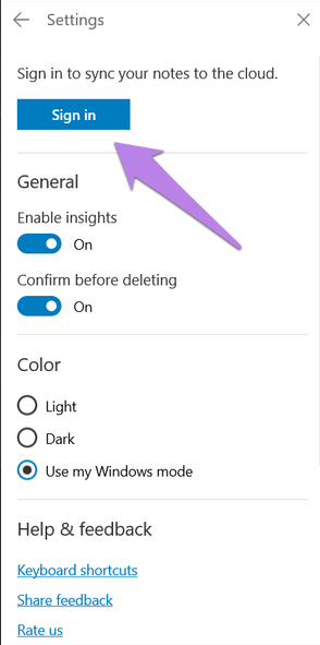 How to share Sticky Notes between computers Picture 5