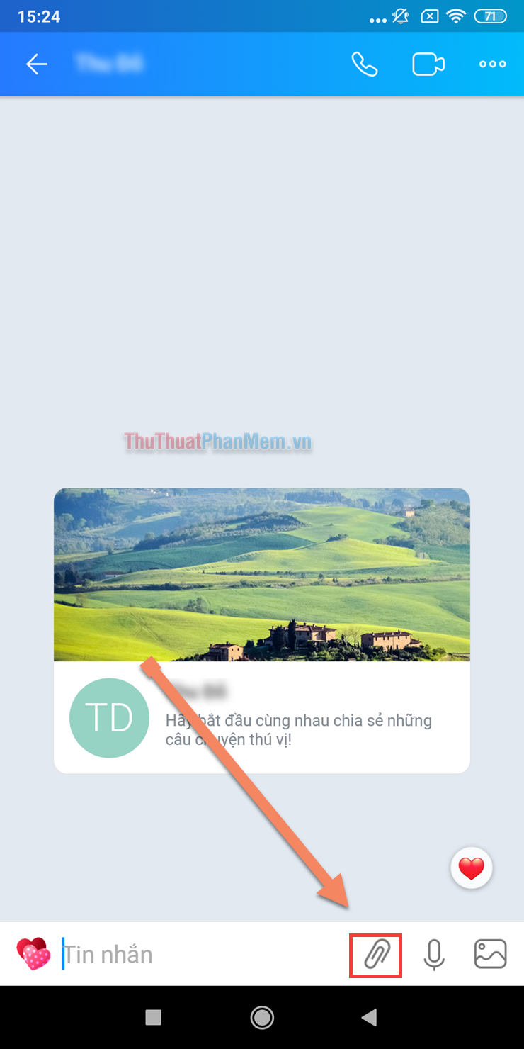 How to share the current position on Zalo to a friend Picture 9