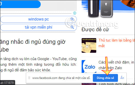 How to share the screen on Messenger when making a video call Picture 10
