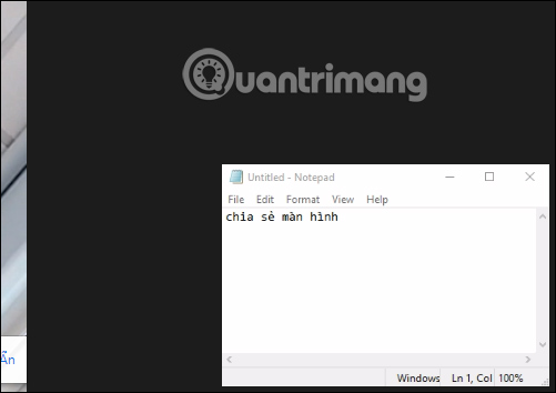 How to share the screen on Messenger when making a video call Picture 9