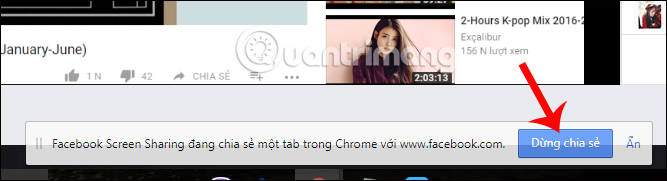 How to share the screen playing live stream on Facebook Live Picture 14