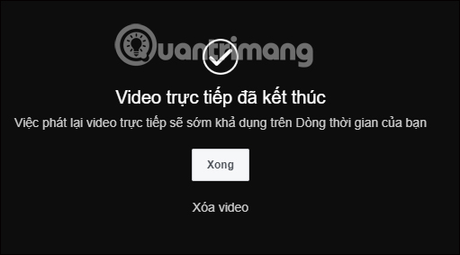 How to share the screen playing live stream on Facebook Live Picture 15