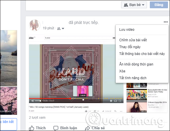 How to share the screen playing live stream on Facebook Live Picture 16
