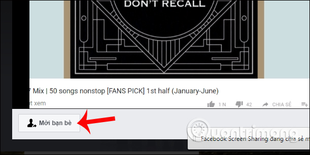 How to share the screen playing live stream on Facebook Live Picture 9