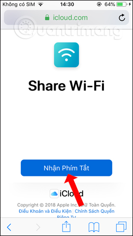 How to share WiFi on iPhone does not need a password Picture 1