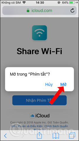 How to share WiFi on iPhone does not need a password Picture 2