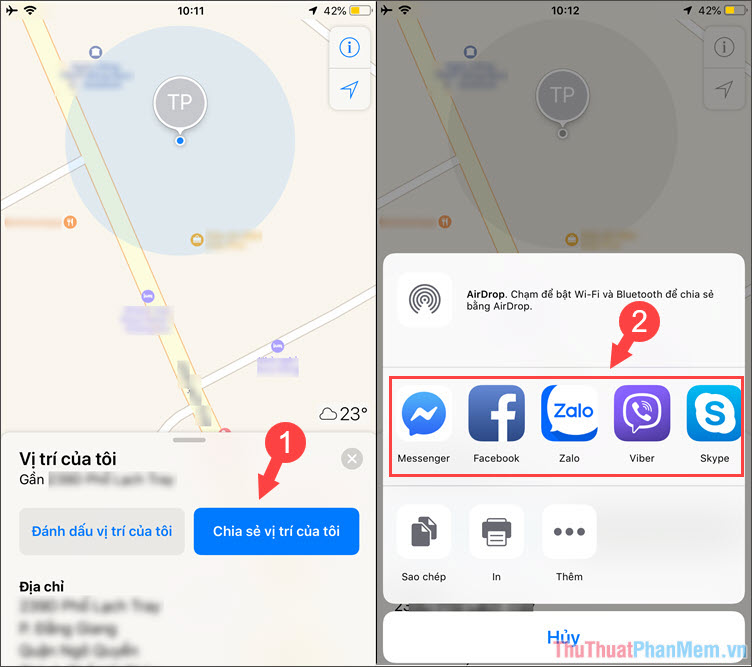 How to share your location on iPhone Picture 5