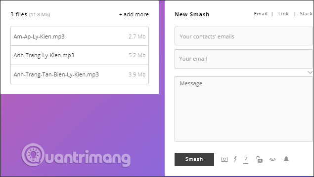 How to share your self-destruct file on Smash Picture 3