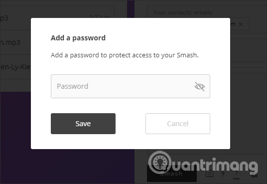 How to share your self-destruct file on Smash Picture 6