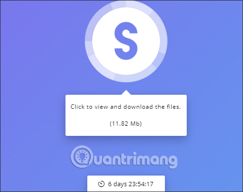 How to share your self-destruct file on Smash Picture 9