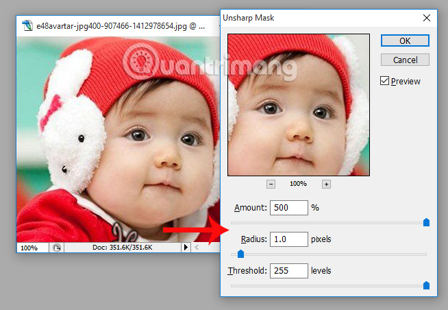 How to sharpen images in Photoshop in 2 ways Picture 4
