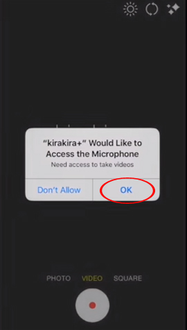 How to shoot sparkling videos with Kirakira + iPhone application Picture 2