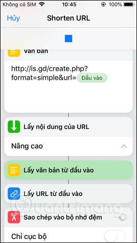 How to shorten links on iPhone with Siri Shortcuts Picture 5